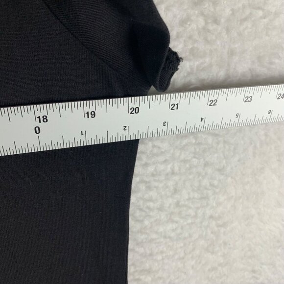 The Territory Ahead Women's Black V-neck Pima Cotton Shift Dress Size‎ L 9186 - Picture 3 of 7